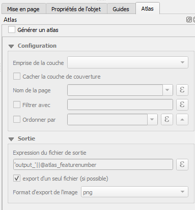 atlas de répartition d'espèces QGIS